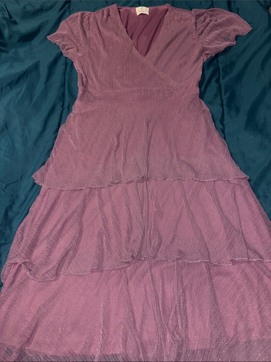Ember Dresses & Skirts - Ember - Tiered Lavender Maxi layered - Dress with Subtle Shimmer Worn Once - L
